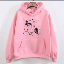 New Hoodie Design Printed Fleece Winter Hoodie Foe Women And Girls Pullover Comfortable